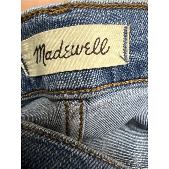 Madewell Mid-Rise Kick Out Stretch Womens Jeans Blue Size 32 Petite - Picture 8 of 11